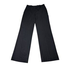 Brooks‎ Brothers 346 Caroline Fit Black Dress Pants Women's Size 30X32 Wide Leg
